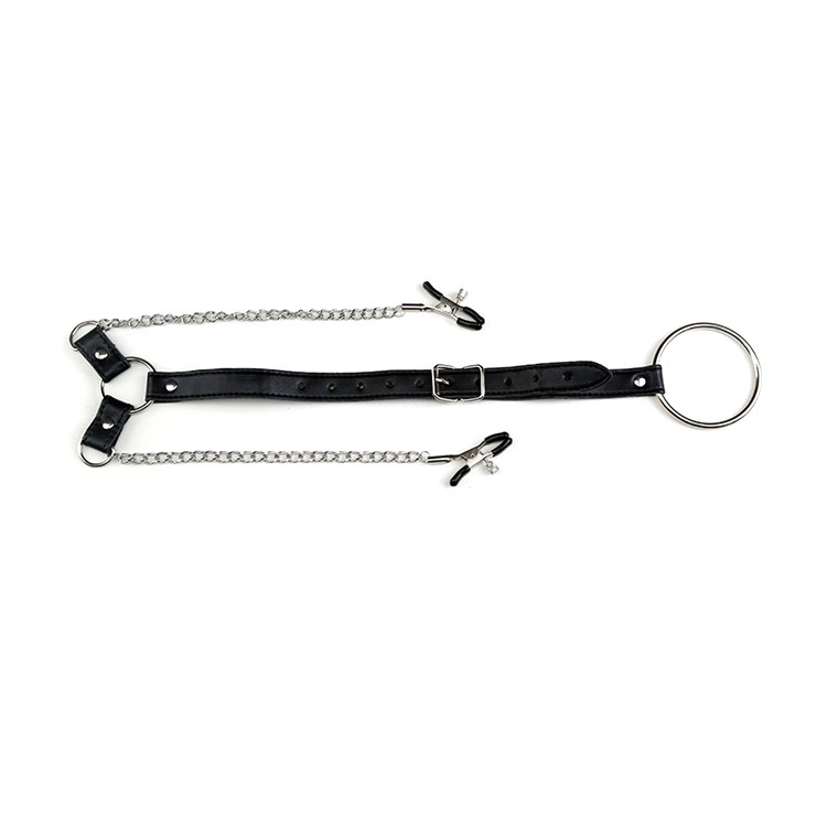 Male Bondage Penis Lock Ring with Nipple Clamps Bdsm Bondage Sex Slave Toys for Men and Gay