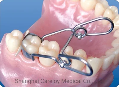 Selle de bande de matrices métalliques orthodontiques dentaires profilée